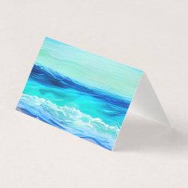 Mooie Zee Kunst Notitiekaart Kaart