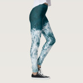 Mooie Zeeen golven Leggings (Rechts)