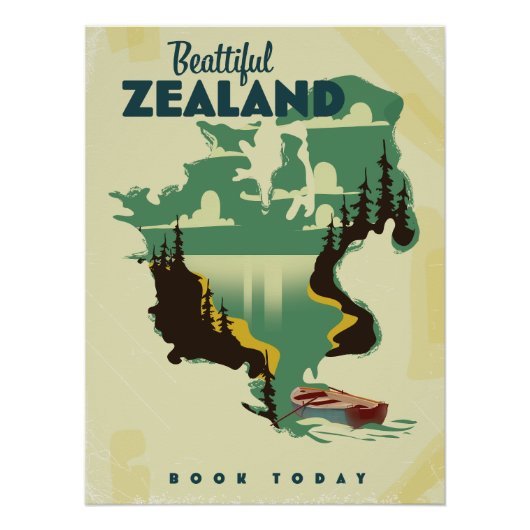 Mooie Zeeland Reisposter Perfect Poster (Voorkant)