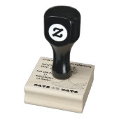 mooie zeemeermin Bewaar de datum Rubberstempel (Stempel)