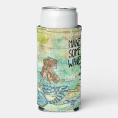 Mooie zeemeermin maakt wat golven (Seltzer Voorkant)