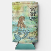 Mooie zeemeermin maakt wat golven (Voorkant)