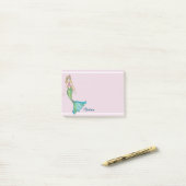 Mooie zeemeermin met Blonde Hair Post-it® Notes (Op bureau)