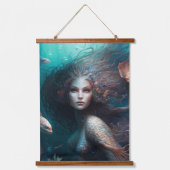 Mooie zeemeerminnen! hangend wandkleed (Voorkant)