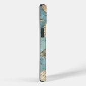 Mooie zeeschelpen in blauw Case-Mate iPhone case (Achterkant / Rechts)