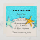 Mooie Zeester Summer Strand Opslagkaart Kaart (Voorkant / Achterkant)