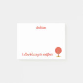 Mooie Zegeningen Herfst Geïnspireerd Post-it® Notes (Voorkant)
