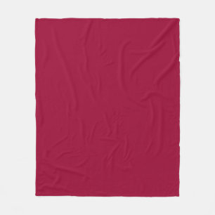 Mooie zilver en burgundy fleece deken