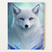 Mooie zilveren vos planner (Achterkant)