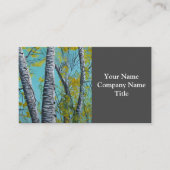 Mooie zomer Birch Visitekaartje (Voorkant)