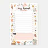 Mooie Zomer Illustratie Dagelijkse Planner Post-it® Notes (Voorkant)