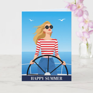 Mooie Zomer Schoonheid Kaart