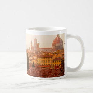 Mooie zomer uitzicht uit Florence Koffiemok