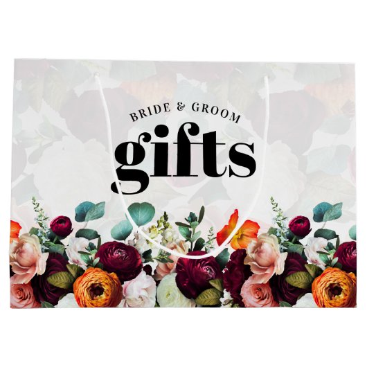 Mooie zomerbloemen groot cadeauzakje (Achterkant)