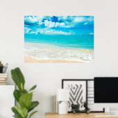 Mooie zomervakantie poster (Thuiskantoor)