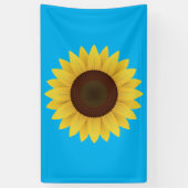 Mooie zomerzonnebloem spandoek (Verticaal)