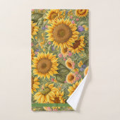 Mooie zonnebloem Collectie Bad Handdoek (Handdoek)