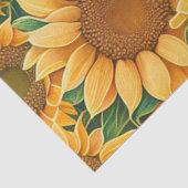 Mooie zonnebloem Collectie Tissuepapier (Detail)