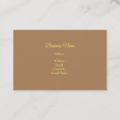 Mooie zonnebloem in Waterverf Visitekaartje (Achterkant)