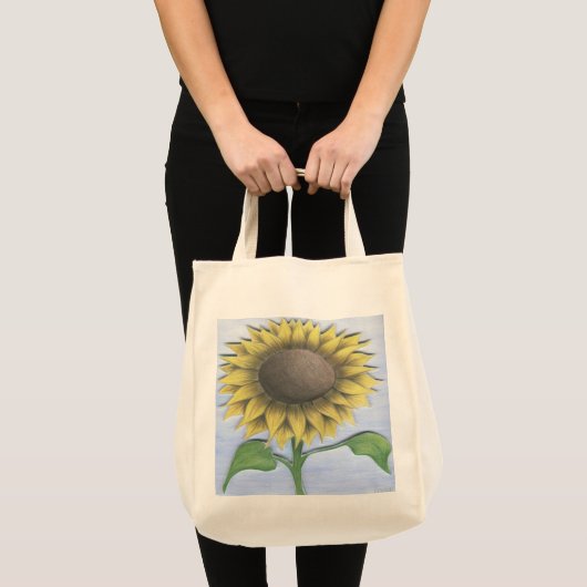 Mooie zonnebloem tote bag (Voorkant (product))