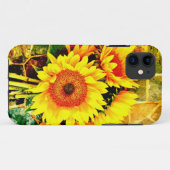 Mooie zonnebloemen iPhone 5 Hoesje (Achterkant (horizontaal))