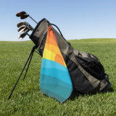Mooie zonnebrand en Zee golven Golfhanddoek (Groen)