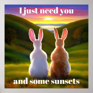 Mooie zonnebrand-Poster Poster