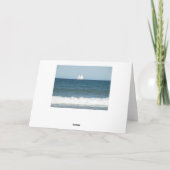 Mooie zonneschenkaart kaart (Achterkant)