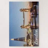 Mooie zonsondergang boven Londen, Engeland Legpuzzel (Verticaal)