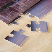 Mooie zonsondergang boven Parijs, Frankrijk Legpuzzel (Zijkant)