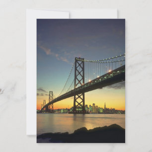 Mooie zonsondergang: Brug, San Francisco, Calif