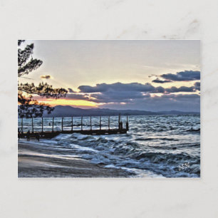 Mooie zonsondergang in Montego Bay, Jamaica Briefkaart