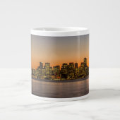 Mooie zonsondergang in San Francisco Extra Grote Beker (Voorkant)