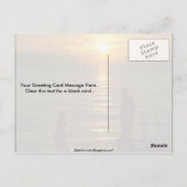 Mooie zonsondergang: Lake Malawi, Malawi Briefkaart (Achterkant)