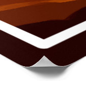 Mooie zonsondergang landschap decoratieve achtergr poster (Hoek)