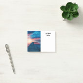 Mooie zonsondergang op een rustig meer post-it® notes (Kantoor)