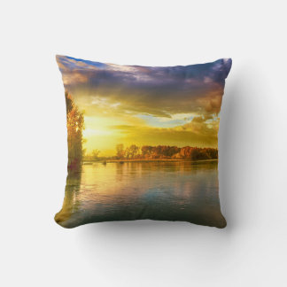 "Mooie zonsondergang Sierkussen"Sierkussen Kussen