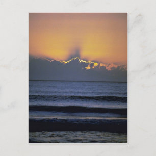 Mooie zonsondergang: Virginia Beach, Virginia Briefkaart