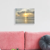 Mooie zonsopgang canvas afdruk (Insitu (Woonkamer))