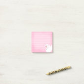 Mooie Zwaan Delicate Post-It Notities Post-it® Notes (Op bureau)