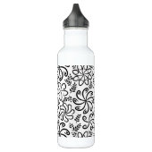 Mooie zwart en wit waterfles (Links)