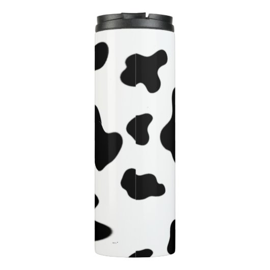 Mooie zwart-wit Koe Thermosbeker (Achterkant)