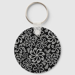 Mooie zwart-wit sleutelhanger