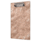 Mooie zwarte cheeta luipaard vel print patroon klembord (Links)