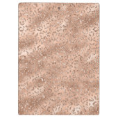 Mooie zwarte cheeta luipaard vel print patroon klembord (Achterkant)
