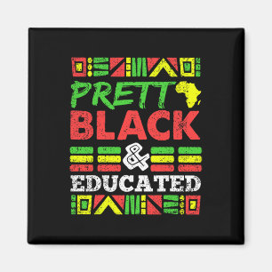 Mooie Zwarte En Geschoolde Black History Month Man Magneet