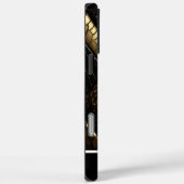Mooie zwarte en gouden slangenhuid Case-Mate iPhone case (Achterkant / Rechts)