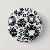 Mooie zwarte en witte Button (Voorkant)