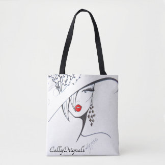 Mooie zwarte en witte Mode Canvas tas