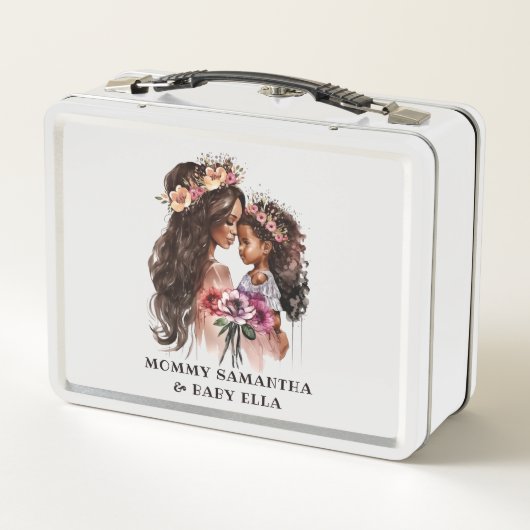 Mooie zwarte moeder en dochter (Achterkant)